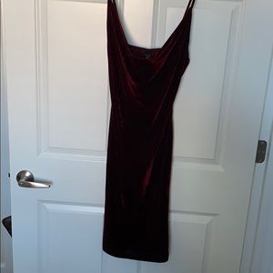 Burgundy Dress